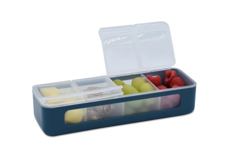 CUTIE SNACK 4 COMPARTIMENTE, MELII LUXE, BLUE - Img 2