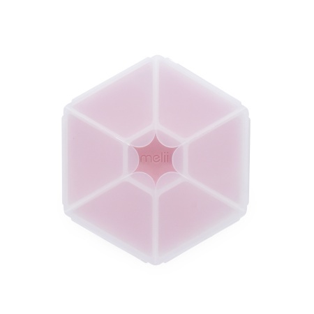 CUTIE SNACK HEXAGON SNACKLE 6 COMPARTMENTE, MELII, PINK - Img 2