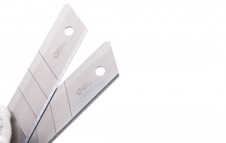 Cutter 25mm 10 buc. cap lama Deli Tools EDL-DP05 (argintiu) - Img 2