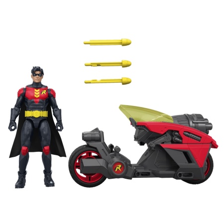 DC SET FIGURINA ROBIN SI MOTOCICLETA CU ACCESORII - Img 2