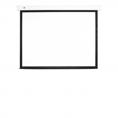 Ecran proiectie electric, perete/tavan, 232.6 x 145.4 cm, Multibrackets 5606, carcasa alba, Format 16:10