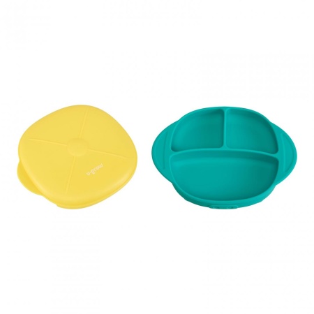 Farfurie silicon cu capac,galbena,U-Grow - Img 11