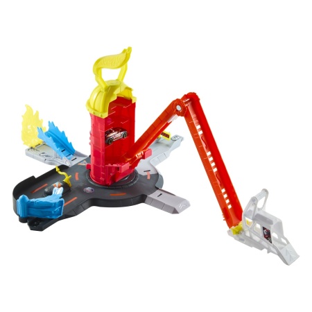 HOT WHEELS CITY SET DE JOACA SUPER STATIE DE POMPIERI CU MASINUTA INCLUSA - Img 3