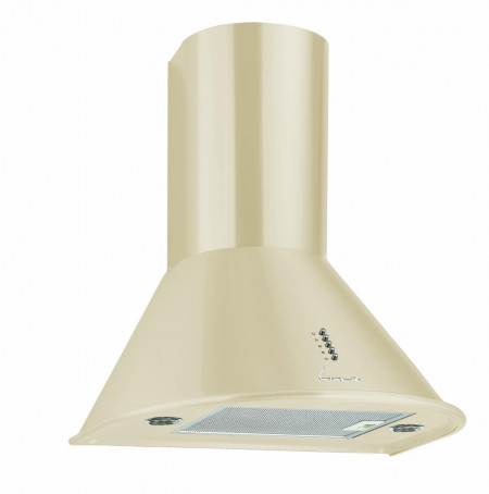 Hota incorporabila decorativa Fram FDH-660RBG, Putere de absorbtie 589 m3/h, 1 Motor, Lumina LED, 3 Trepte de putere, Clasa B, 60 cm, Bej