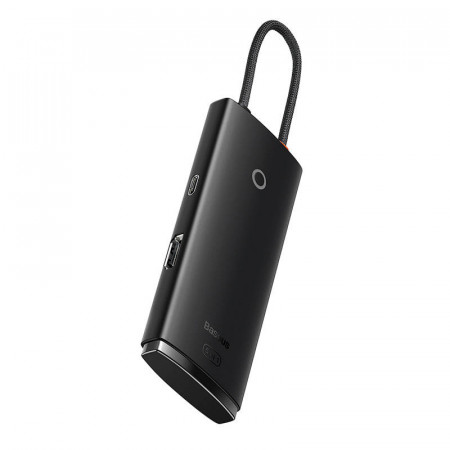 Hub din seria Baseus Lite 5w1 USB-C la 3x USB 3.0 + USB-C + HDMI (negru) - Img 2