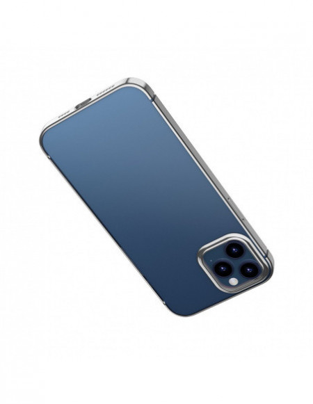 Husa Baseus Shining Case For iPhone 12 Pro Max (2020) Silver - Img 3