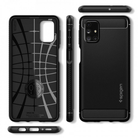 Husa protectoare Spigen Rugged Armor Samsung Galaxy M31S - negru - Img 3