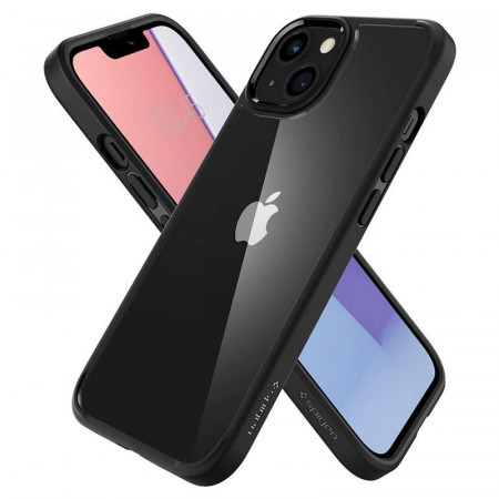 Husa Spigen Ultra Hybrid pentru iPhone 13 - negru mat - Img 3