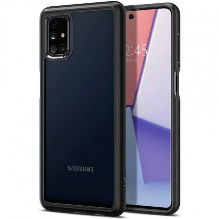 Husa telefon Spigen Ultra Hybrid pentru Samsung Galaxy M51 Matte Black