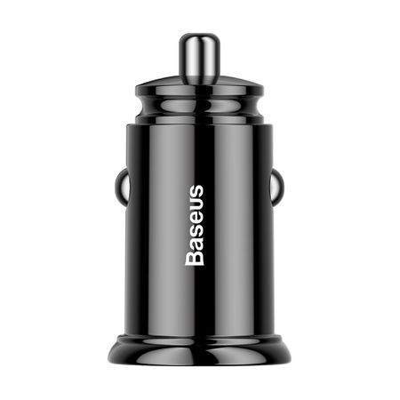 Incarcator auto Baseus Circular PPS Universal Smart USB Quick Charge 4.0 QC 4.0 and USB-C PD 3.0 SCP , negru