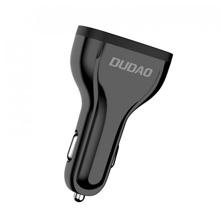 Incarcator auto DUDAO QuickCharge 3.0 3x USB 2.4A 18W - negru - Img 3