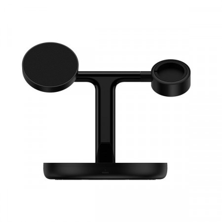 Incarcator magnetic 3 în 1 Baseus Swan cu cablu USB tip C 1 m negru (WXTE000101) - Img 7