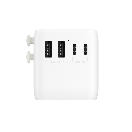 Incarcator Mophie Essential 70w GaN 5 Port + AC Travel Adapter White - Img 4