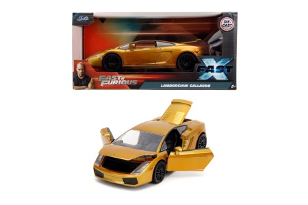 JADA FAST FURIOUS MASINUTA METALICA LAMBORGHINI GALLARDO AURIU SCARA 1 LA 24 - Img 3