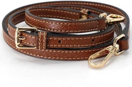 Kit curea de umăr din piele reglabilă pentru mini genți, baretă crossbody de schimb cu carabine metalice pentru genți mici - Img 6