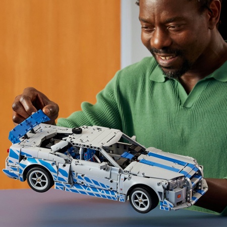 LEGO TECHNIC 2 FAST 2 FURIOUS NISSAN SKYLINE GT-R R34 42210 - Img 3