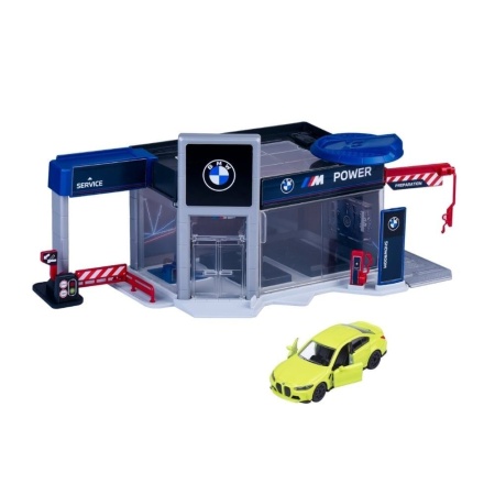 MAJORETTE SET SHOWROOM AUTO BMW CU MASINUTA INCLUSA BMW M3 - Img 2