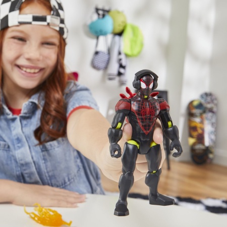 MARVEL AVENGERS MIX MASHERS FIGURINA MILES MORALES 12CM - Img 3