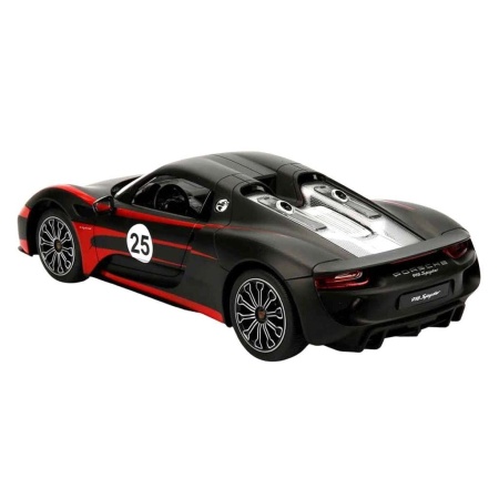 MASINA CU TELECOMANDA PORSCHE 918 SPYDER WEISSACH NEGRU SCARA 1 LA 14 - Img 3