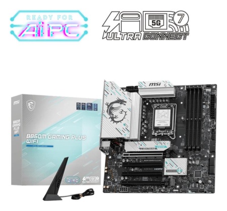 MB MSI B860M GAMING PLUS WIFI LGA1851 - Img 2