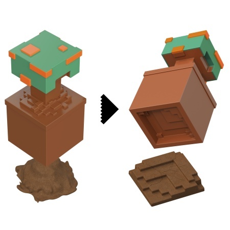 MINECRAFT MINI MODE SET EXPLORARE MINIERA VERDE - Img 3