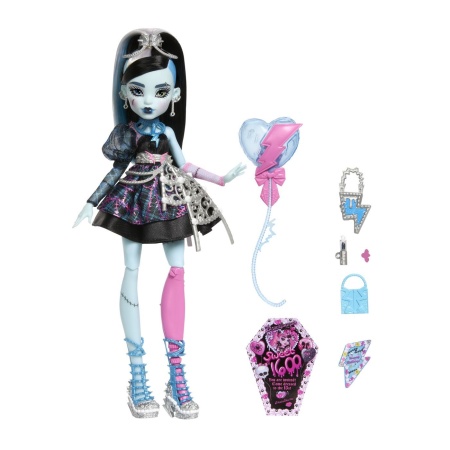 MONSTER HIGH ZIUA DE NASTERE DULCE SI INFRICOSATOARE PAPUSA FRANKIESTEIN CU ACCESORII - Img 2