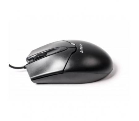 Mouse A4Tech OP-550NU-1, USB, V-track, Negru - Img 6