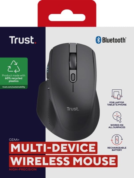 Mouse Trust Ozaa+ 3200 DPI, negru - Img 17