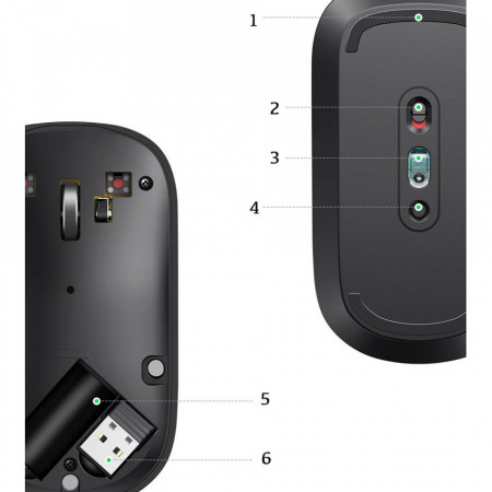 Mouse USB fara fir Ugreen negru (mu001) - Img 8
