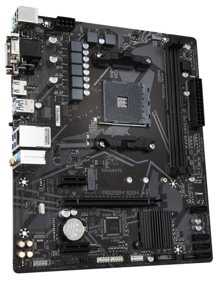 Placa de baza Gigabyte A520M S2H, AMD A520, socket AM4, mATX - Img 7