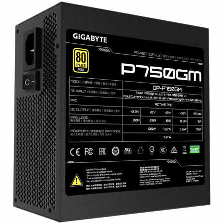 PSU Gigabyte P750GM 80+ Modulara - Img 3