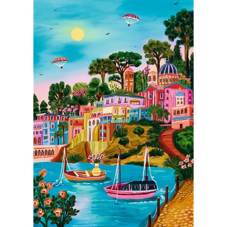 PUZZLE TREFL 1000 PREMIUM PLUS SYROS GRECIA - Img 2