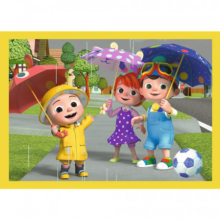 PUZZLE TREFL 4IN1 COCOMELON PREZENTAREA FAMILIEI - Img 3