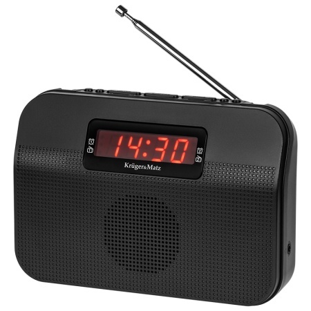 RADIO AM FM PORTABIL CU ALARMA KRUGER&amp;MATZ - Img 2