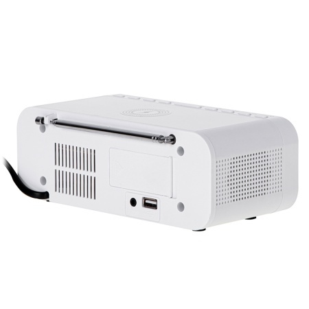 RADIO CU CEAS INCARCARE WIRELESS AD 1192 ALB ADLER - Img 6