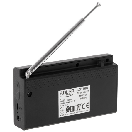 RADIO PORTABIL CU CEAS AD 1198 ADLER - Img 10