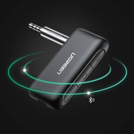 Receptor audio Ugreen mini jack AUX pentru masina, negru (70303) - Img 3