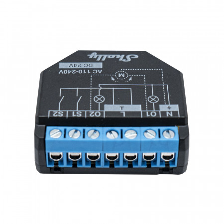 Releu Shelly PLUS 2PM, WiFi, cu 2 canale, contor de putere si modul rulou - Img 2