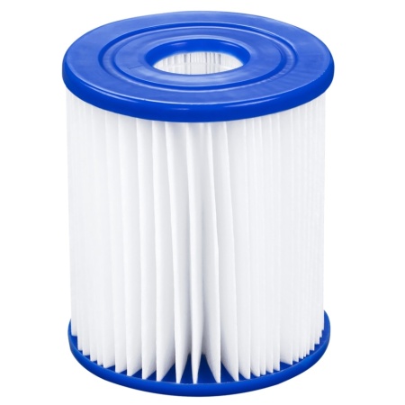 Set 2 cartuse filtrante pentru pompa piscina Bestway, tip I, diametru 8 cm, inaltime 9 cm - Img 2