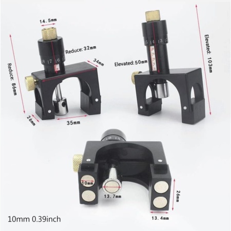 Set 2 Dispozitive Magnetice de Reglare / Calibrare pentru Rindea și Mașină de Îndreptat Lemn, Instrument de Precizie pentru Tâmplărie - Img 6