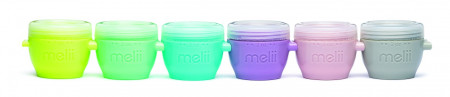 SET 6 RECIPIENTE SILICON SNAP&amp;GO, MELII, 59 ML - Img 3