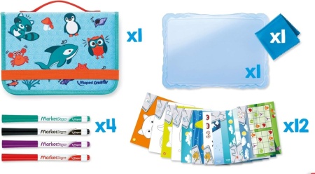 Set Maped Creativ Travel Board Animale - Img 3