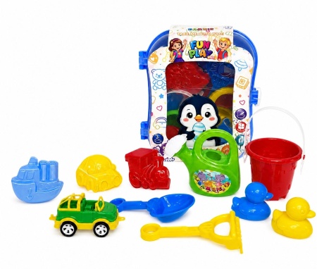 SET MICUL CALATOR RUCSAC PENTRU NISIP ALBASTRU - Img 3