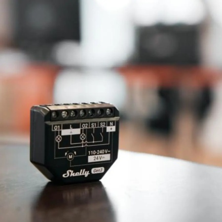 Shelly 2PM Gen3 dual channel Wi-Fi + Bluetooth smart relay module with roller shutter mode - Img 2