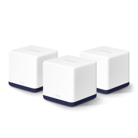 Sistem Wi-Fi Mesh Mercusys Halo H50G(3-pack), AC1900, Full Gigabit, cu acoperire completa pentru casa - Img 3