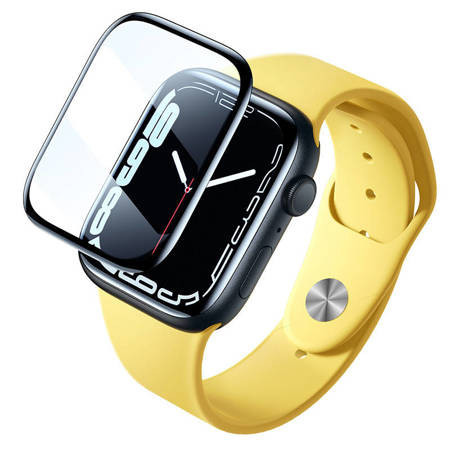 Sticla temperata cu ecran curbat Baseus de 41 mm pentru Apple Watch 7
