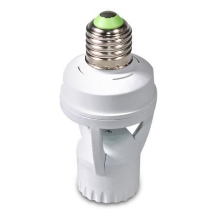 Suport de bec cu senzor de miscare si de amurg Maclean MCE24, 360°, E27, raza 6 m, reglare LUX 3–2000, timp aprindere 10s–5min, ideal pentru coridoare, pivnite, garaje - Img 6