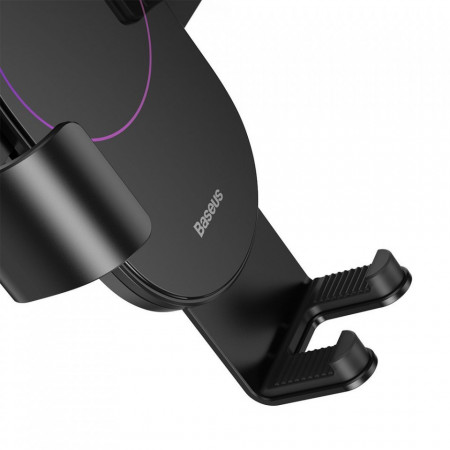 Suport pentru telefon Baseus Gravity pentru bord, parbriz, negru (SUYL-JY01) - Img 2