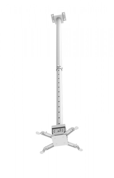 Suport videoproiector de tavan Blackmount CT-PRB-2L, dist. proiector-tavan: 111cm-198cm, alb - Img 6