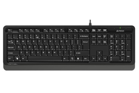 Tastatura A4Tech FK10 cu fir, negru/gri - Img 3